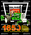 Apparel - Classic Oliver 1650 Row Crop,  Wide Front - TD 29D, TD 29L