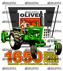 Apparel - Classic Oliver 1650 Row Crop,  Wide Front - TD 29D, TD 29L