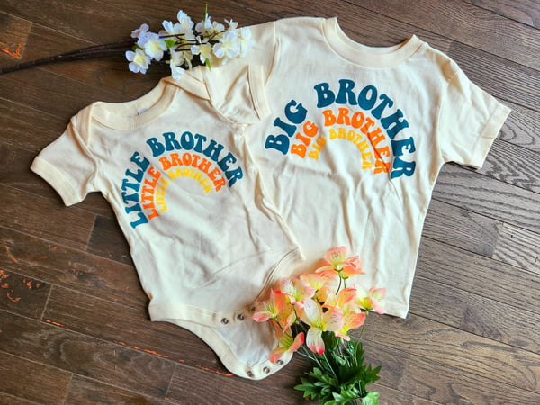 Image of Little Brother / Big Brother Onesie or Tee