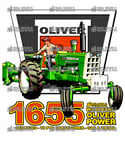 Apparel - Classic Oliver 1655 Row Crop, Wide Front - TD 41D, TD 41L