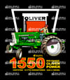 Apparel - Classic Oliver 1550 Row Crop, Wide Front - TD 35D, TD 35L