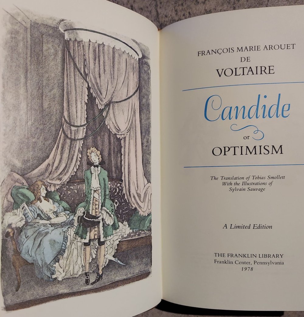 Candide, by Voltaire - Franklin Library 