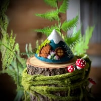 Image 1 of Rowan's Mountain Gnome Home Small Pincushion