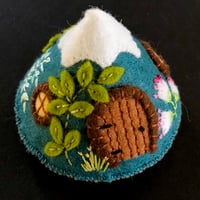 Image 5 of Rowan's Mountain Gnome Home Small Pincushion