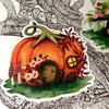 pumpkin fairy house vinyl sticker