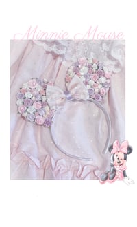 Image 1 of Custom Minnie Mouse Ears 