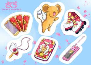 Sakura's essentials stickersheet 