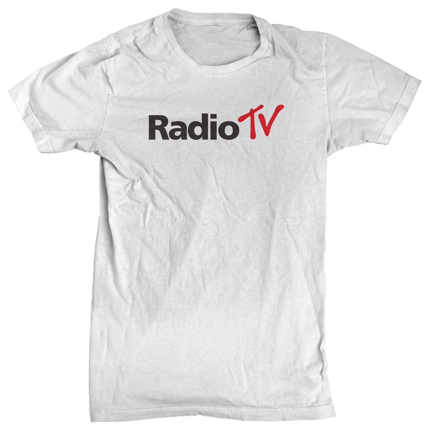 Oh snap, a white RadioTV shirt.