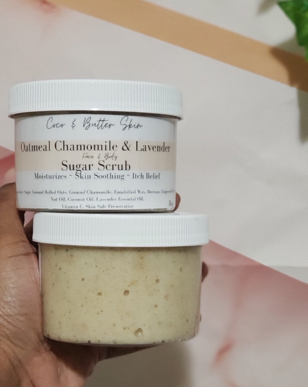Image of Oatmeal Chamomile &amp; Lavendar Sugar Scrub