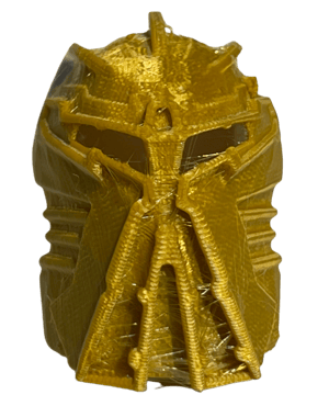 Image of Bionicle Kanohi Ignika (FDM Plastic-printed, Pearl Gold)