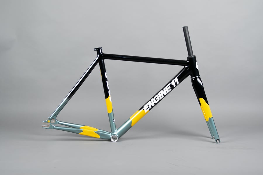 Image of CritD Track Frame Set Black/Yellow