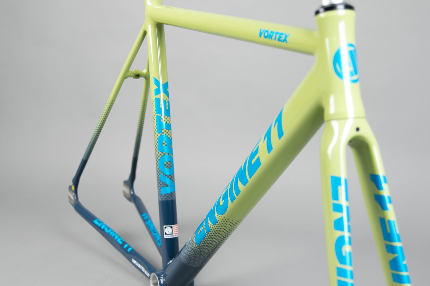 Image of Vortex Track Frame Set Blue/Tan