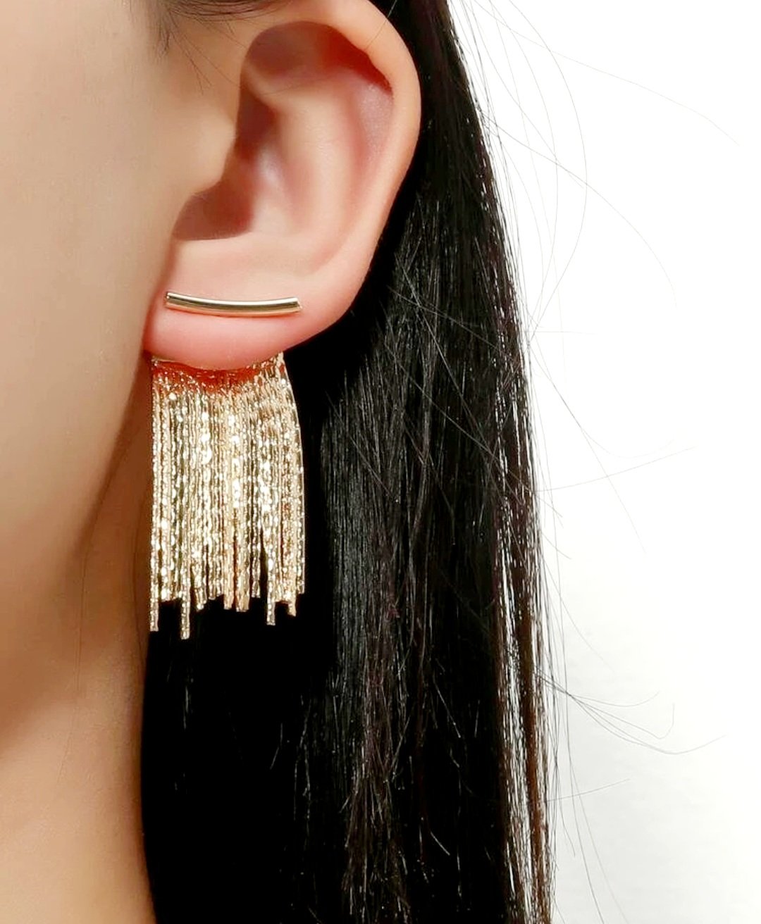 Image of Metal Tassel Ear Jacket