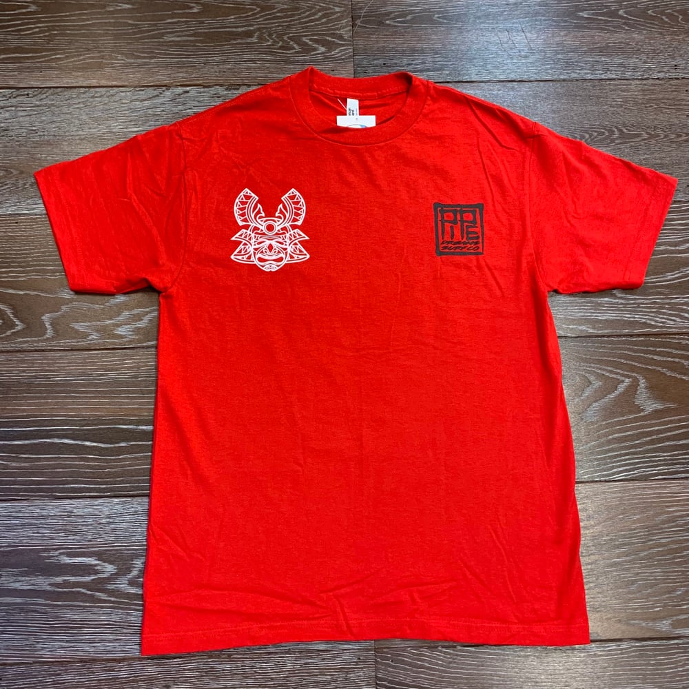Image of Hannya Geisha Girl Red Men's T-shirt 