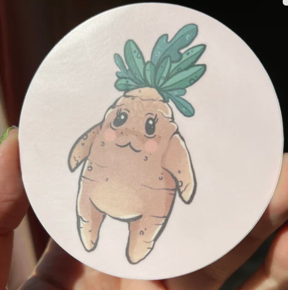 Image of Pink Happy Mandrake (#31)