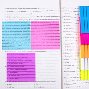 Image of Lined Transparent Sticky Notes