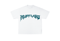 Image 1 of Still Hustlin Tee - White & Eagles Green