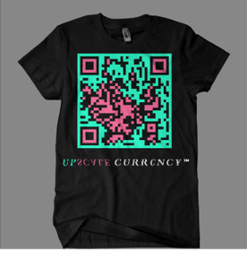 Image of QR Code T-Shirt (Black)