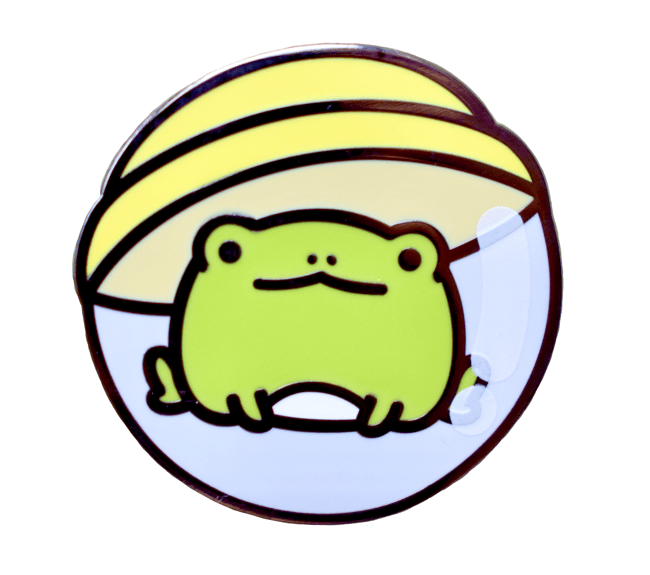 Frog Capsule Pin