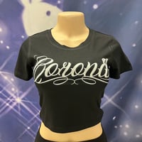 Image 1 of T SHIRT AVE CUSTOM CROP TOP 