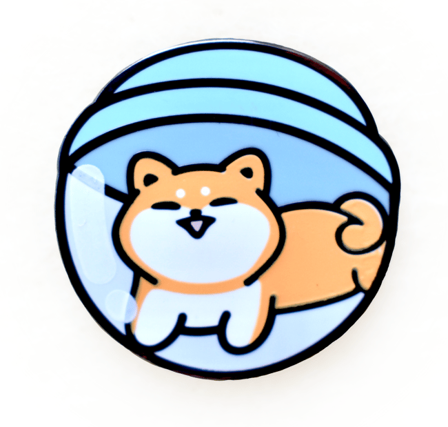 Shiba Capsule Pin