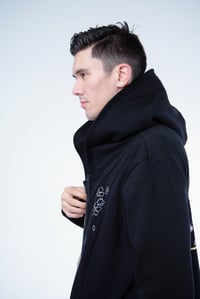 Image 3 of Sakura Long Line Zip Up Hoodie