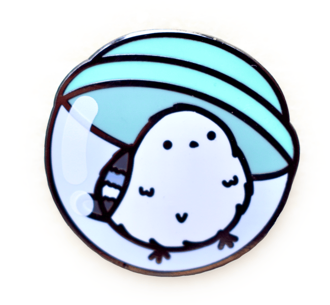 Bird Capsule Pin