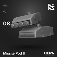 Image 1 of HDM Missile Pods II [WA-08]