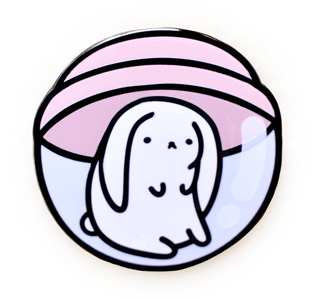 Bunny Capsule Pin