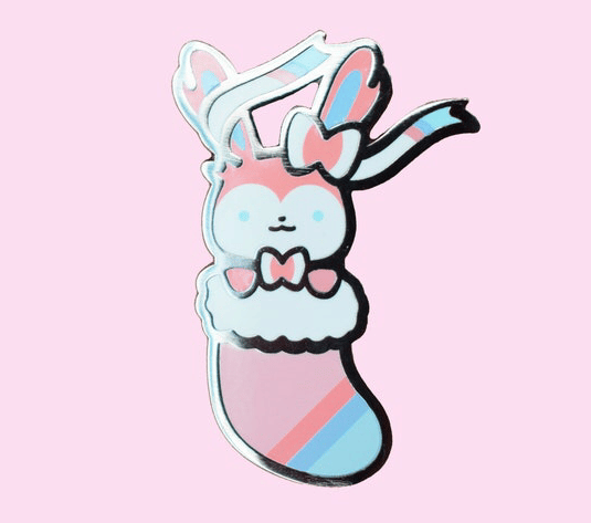 Sylveon Stocking Pin