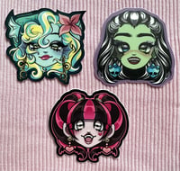 Image 2 of Monster High stickers ! Draculara, Lagoona Frankie stickers 