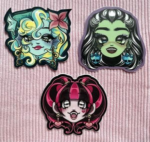 Image of Monster High stickers ! Draculara, Lagoona Frankie stickers 