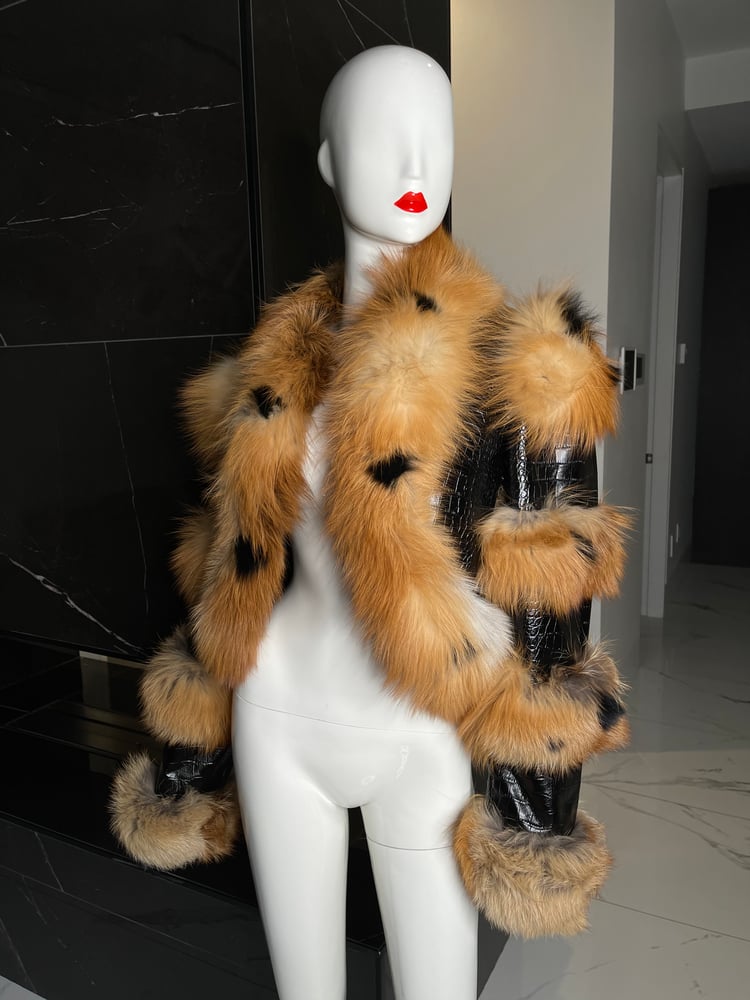 Image of MOSCOW LEATHER X FUR JACKET