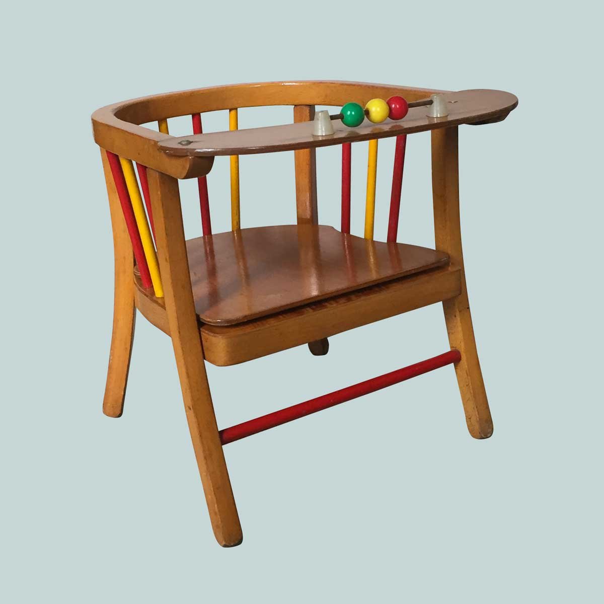 petite chaise pour enfant BAUMANN mobilier pour enfant en bois courbé