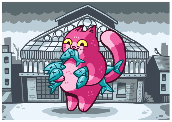 Image of Fish Market Cat