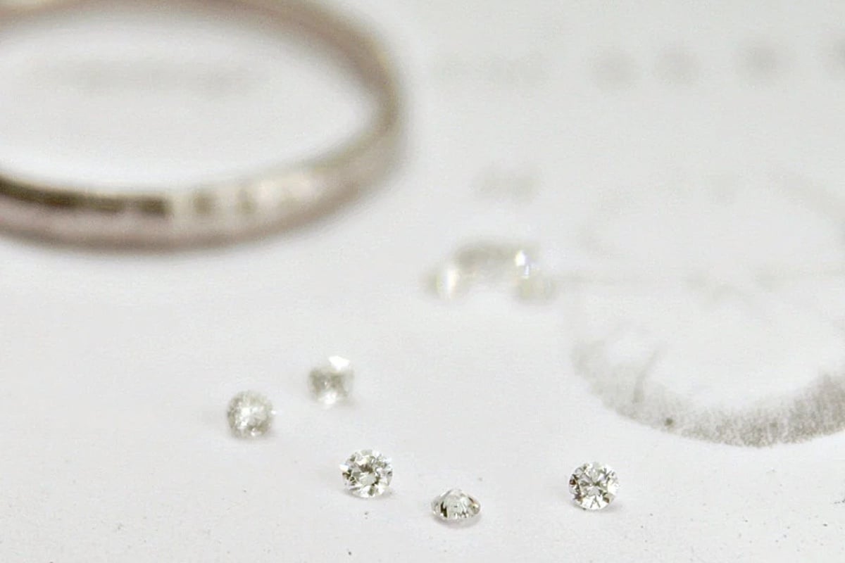 Image of 1.5mm brilliant cut white diamond
