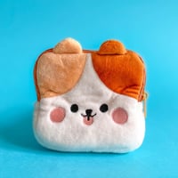 Plush purse - Marcel, the cute cat or dog, whichever you prefer