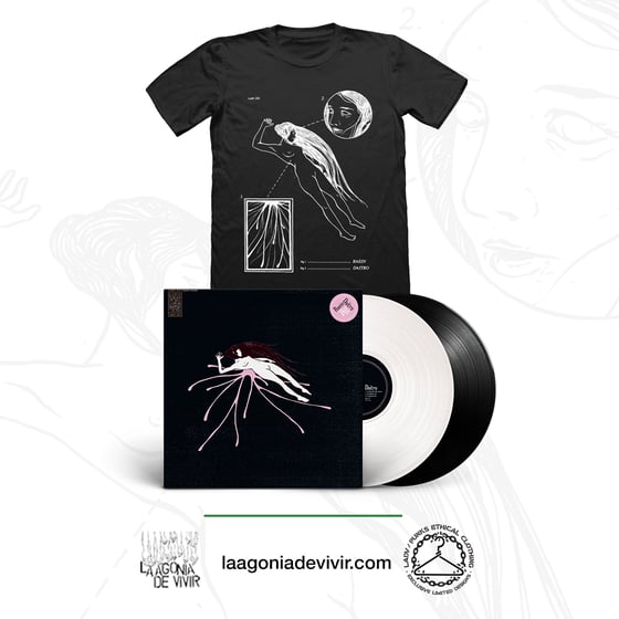 Image of RAEIN / DAÏTRO "split" BUNDLE (Lp + Tshirt)