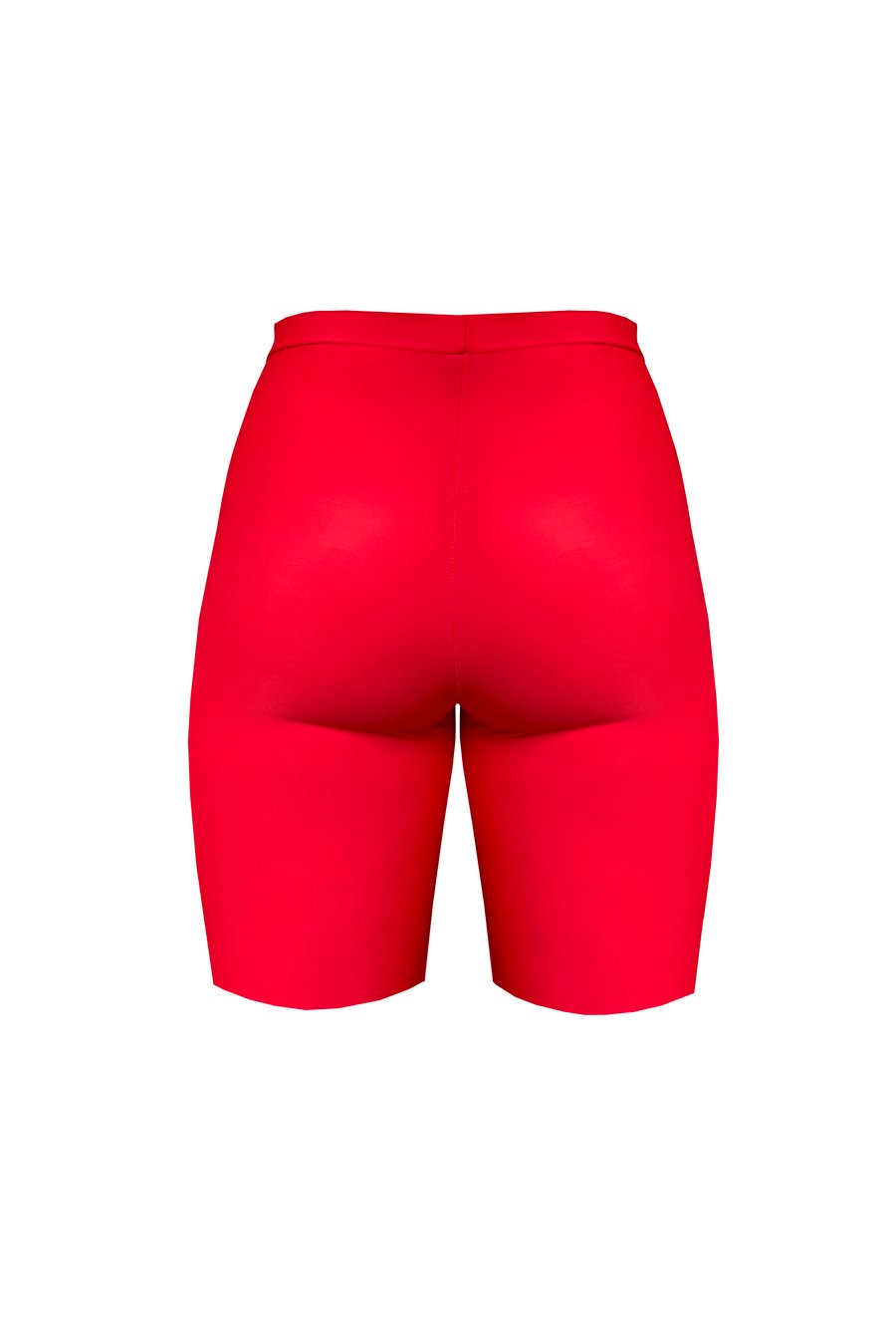 Image of Streamlined Biker Shorts - Hot Red