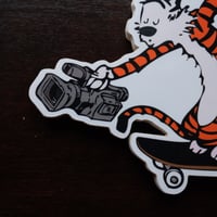 Image 4 of Calvin & Hobbes Tre Flip Stickers (Free Shipping) 