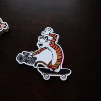 Image 3 of Calvin & Hobbes Tre Flip Stickers (Free Shipping) 