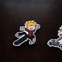 Image 2 of Calvin & Hobbes Tre Flip Stickers (Free Shipping) 