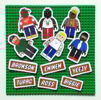 Image 1 of Hip Hop Lego Sticker Pack (Free Shipping) 