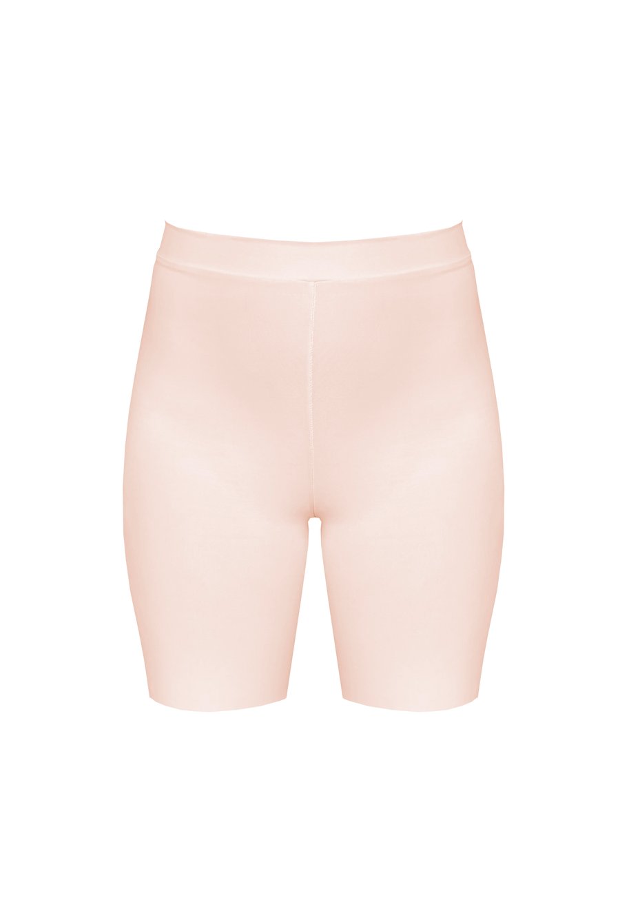 Image of Streamlined Biker Shorts - Peach