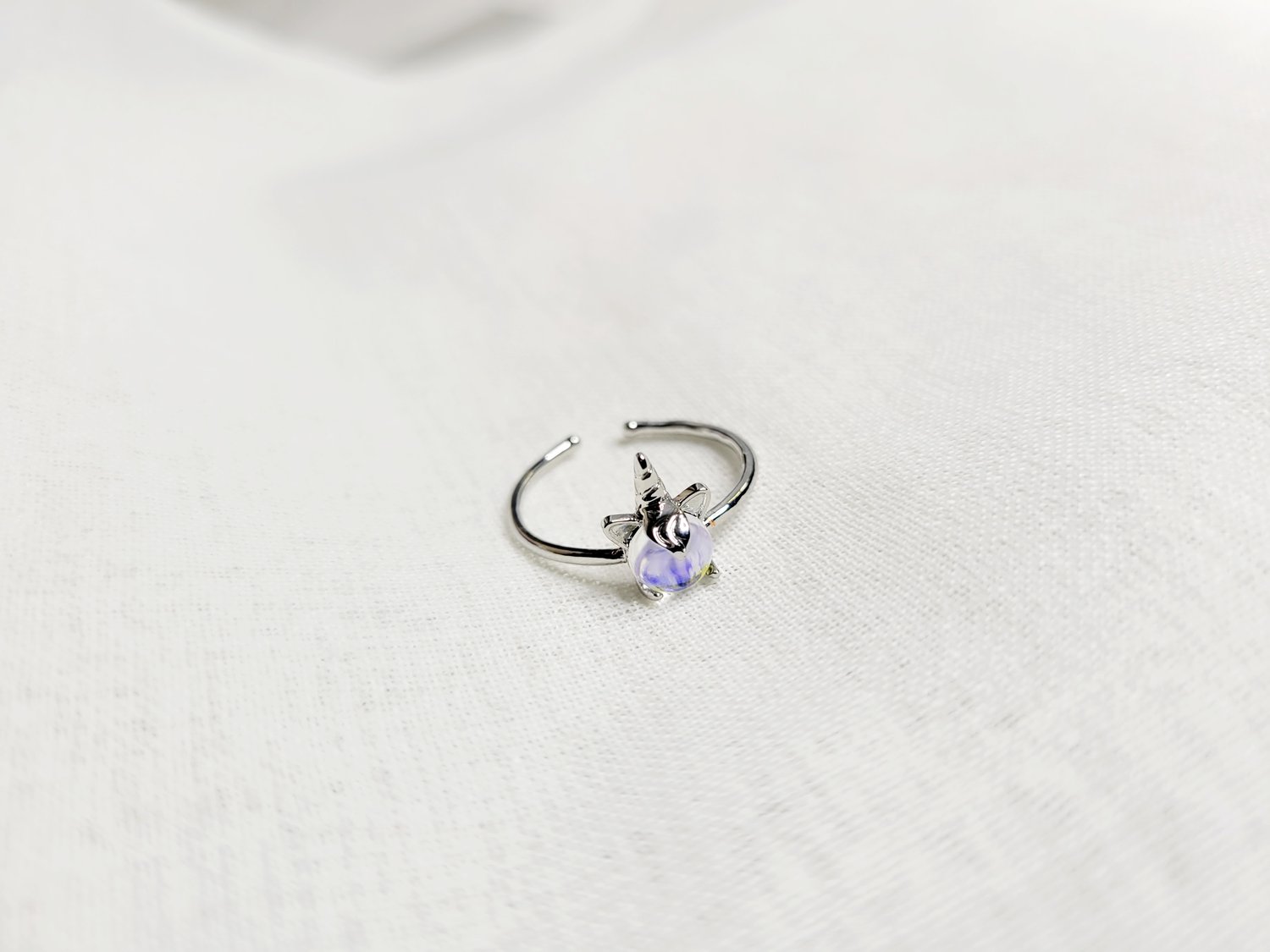 Image of Crystal Unicorn Cuff Ring