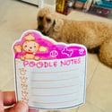 Poodle notes - sticker set