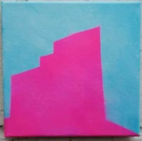 Sean Worrall - “Margate Skyline No.45 (Dreamland)” – acrylic on canvas, 20cm x 20cm