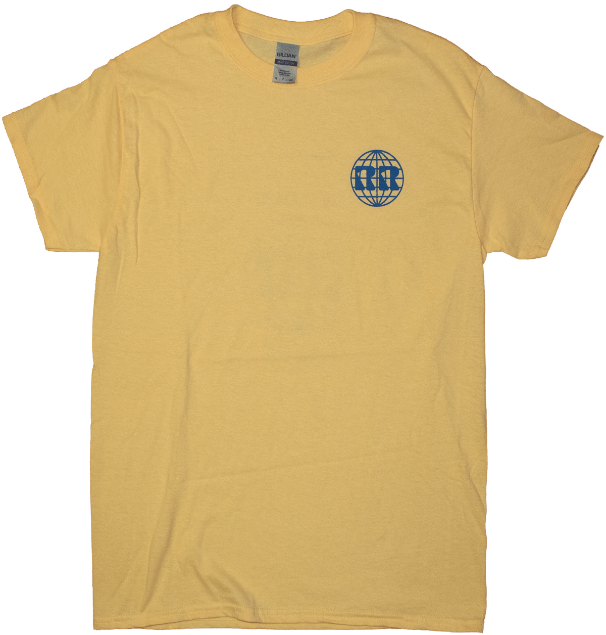 Image of reduce reuse yellow short sleeve