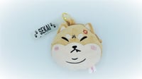 Image 3 of Angry Shiba Inu Coin Pouch Keychain 