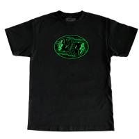 BLACK LOGGED IN TEE 